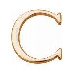 M Marcus Heritage Brass Letter C - Pin Fix 51mm